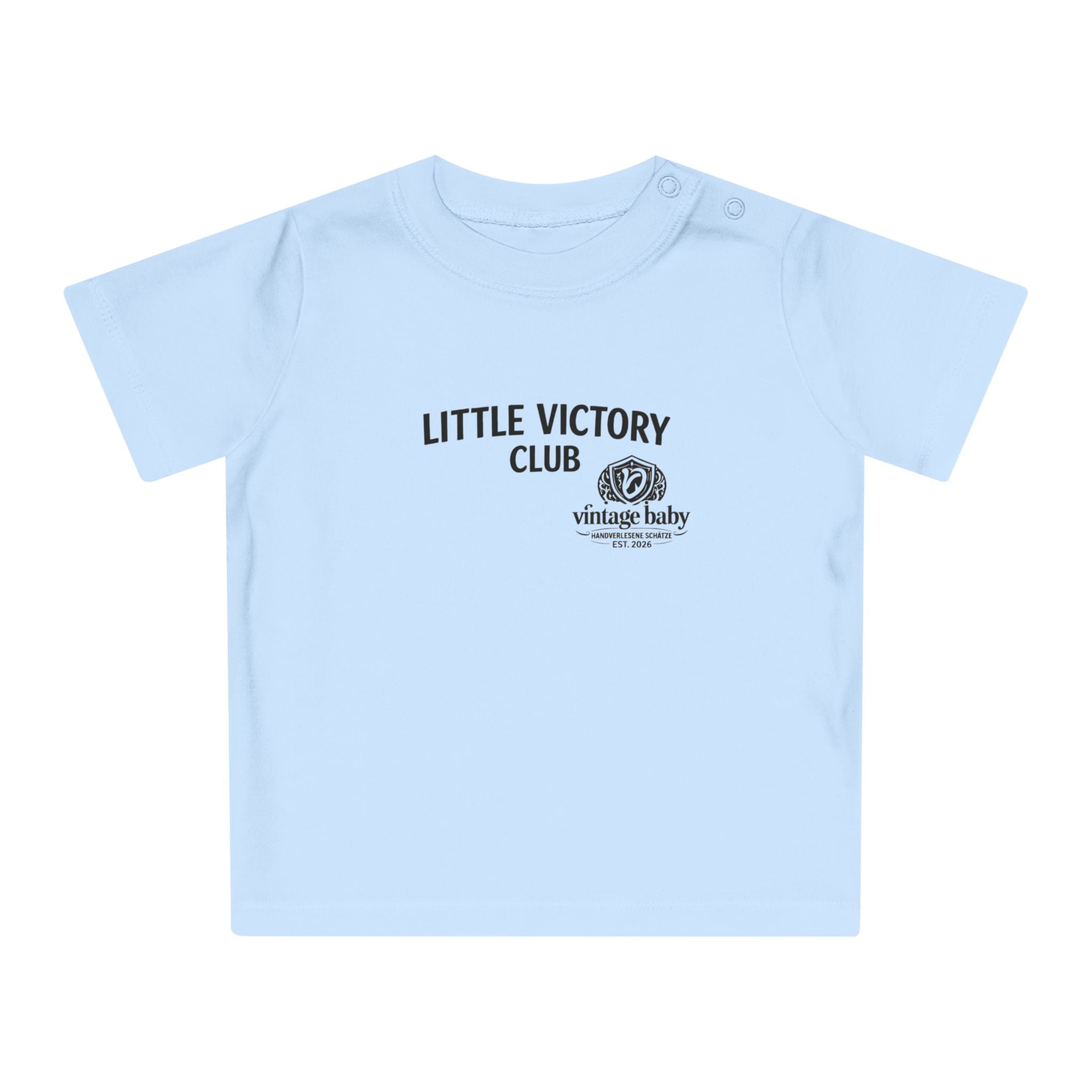 Baby T-Shirt „Little Victory Club" – Vintage Baby Logo Tee